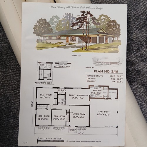 Mcm 1966 house blueprint - mcm,